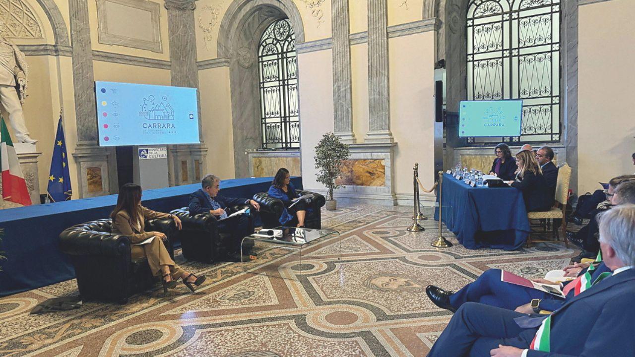 Un momento dell’audizione a Roma: da sinistra Gea Dazzi, Franco Bianchini e Cinzia Compalati