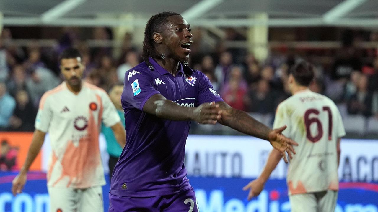 La Fiorentina travolge la Roma 5-1, Kean fa doppietta