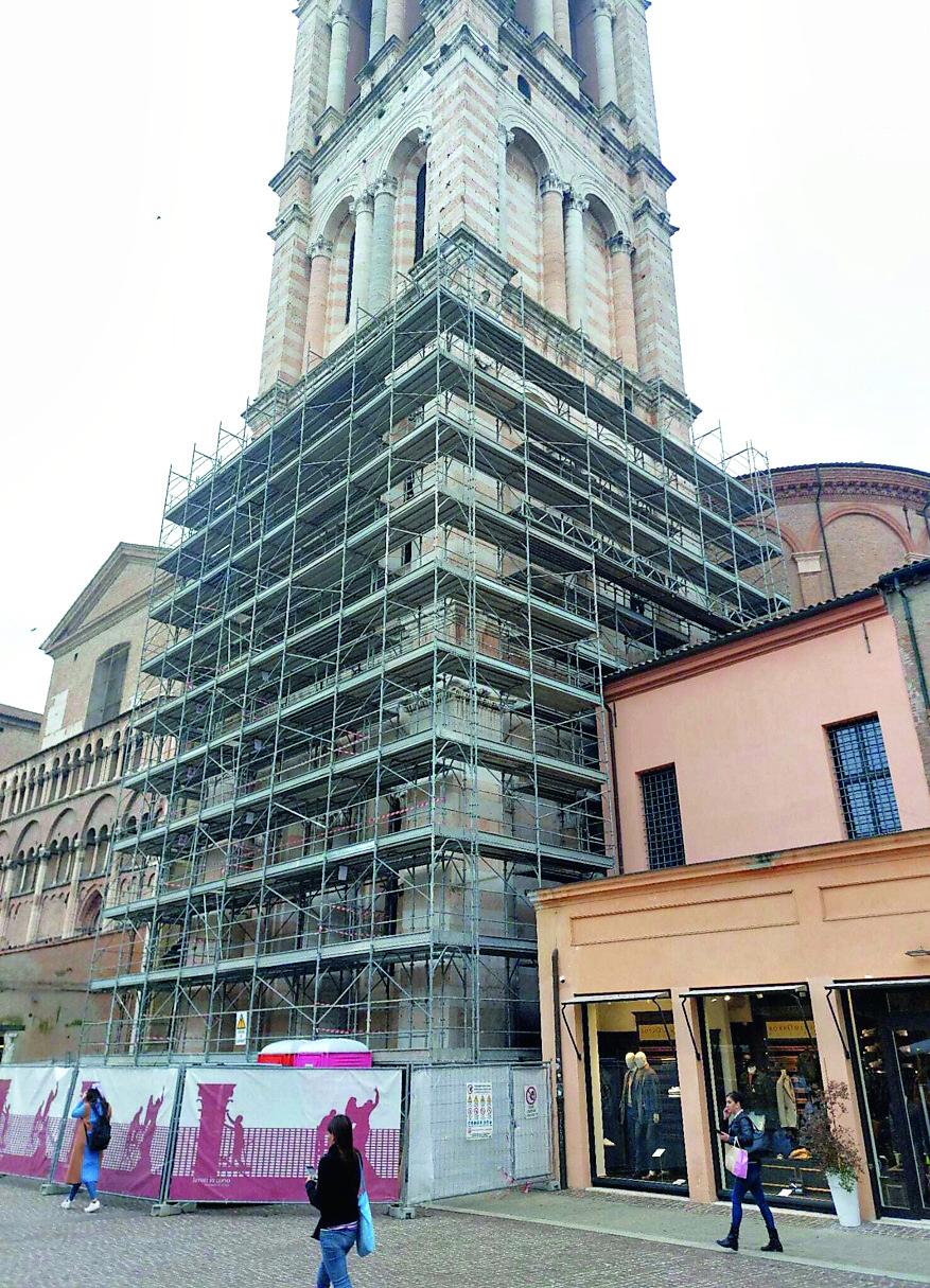 Ferrara, quando finiscono i lavori al Campanile?