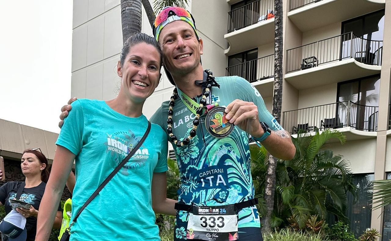 
	Filippo Capitani con la moglie Chiara Zini alle Hawaii

