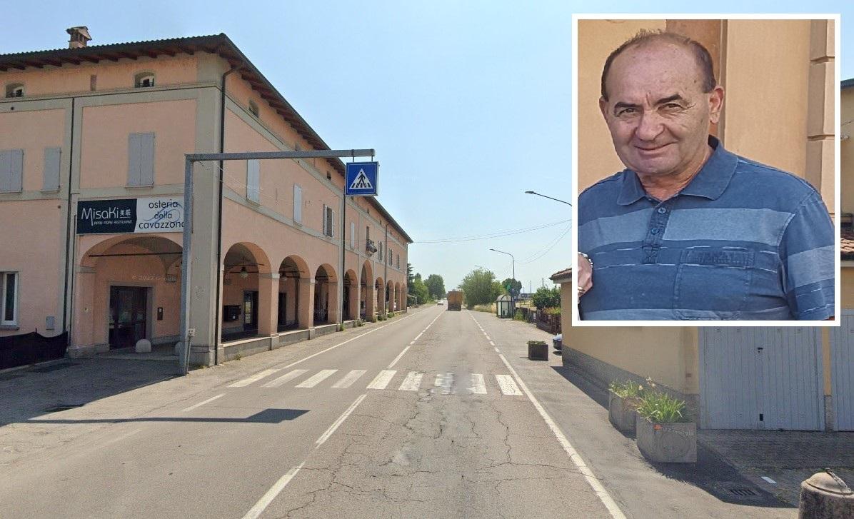 
	Il luogo della tragedia e nel riquadro Alfio Ricca

