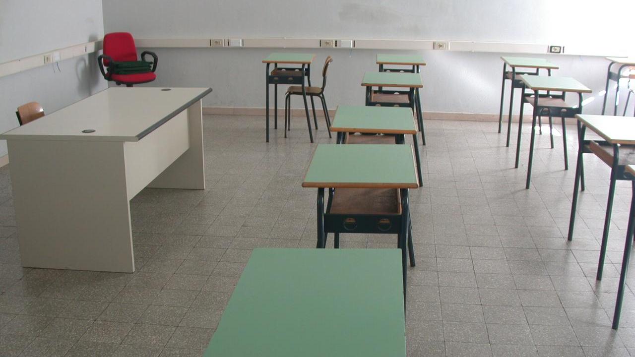 aule vuote negli istituti destinati a ospitare i corsi