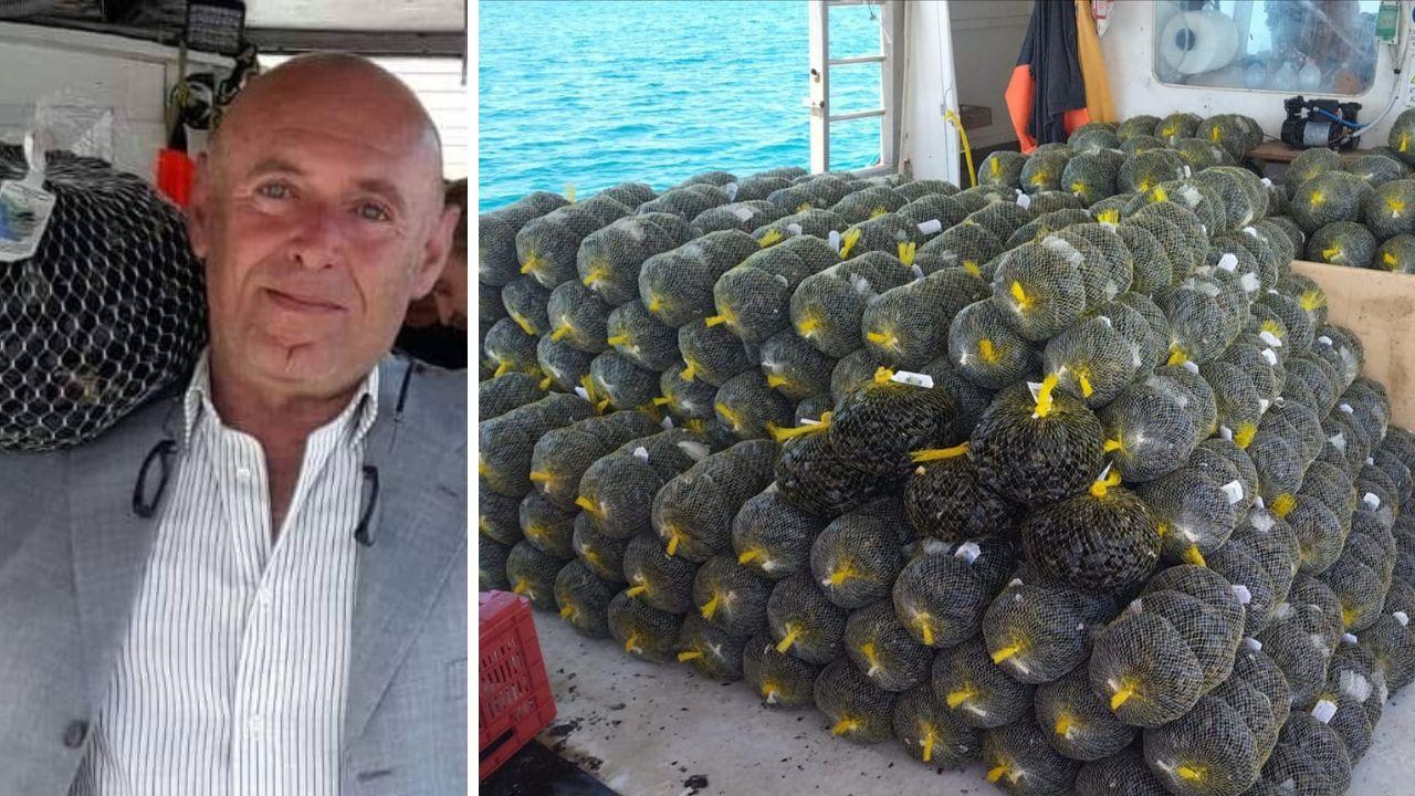 
	Paolo Del Lama e le reti piene di cozze

