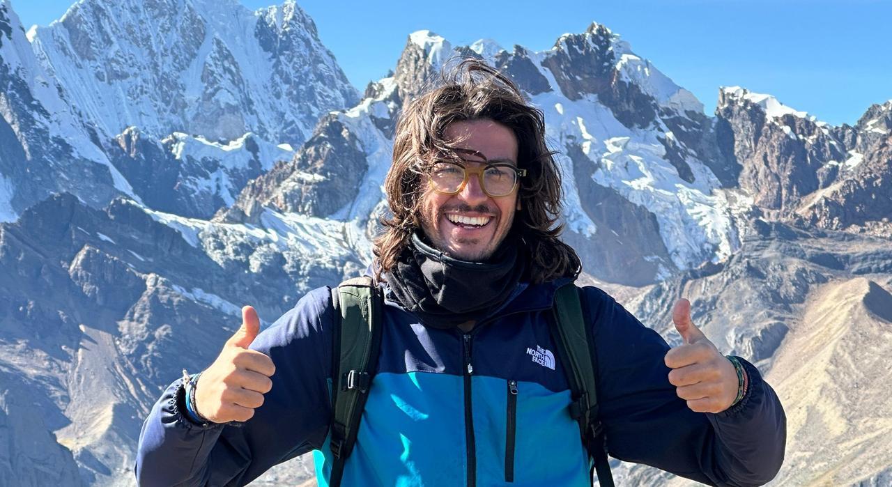 Il diabete non ferma Leonardo: «Ho scalato l’Illimani, un monte alto 6.500 metri»