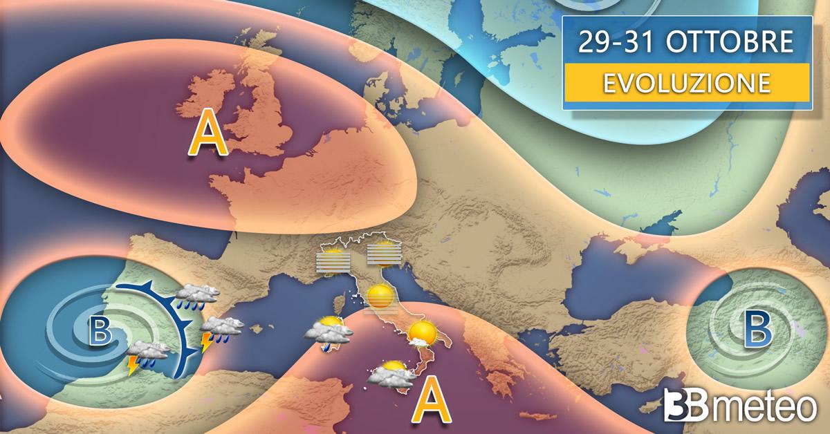 Meteo, stop al maltempo ma torna la nebbia in pianura Padana