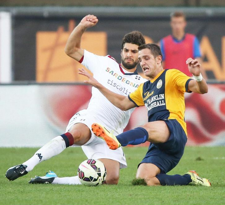 Ultimo minuto fatale al Cagliari Il Verona colpisce con Tachtsidis 
