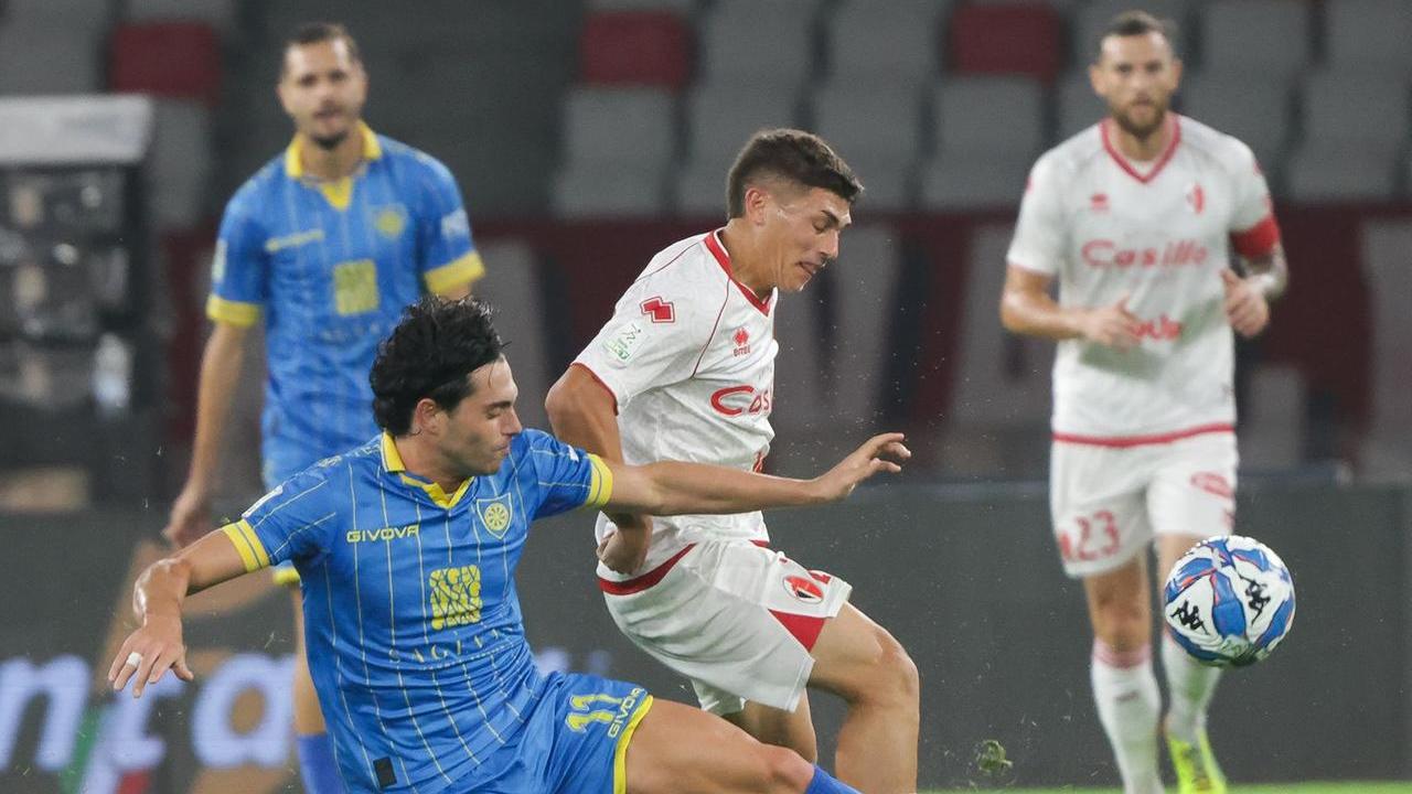 Un'azione della partita