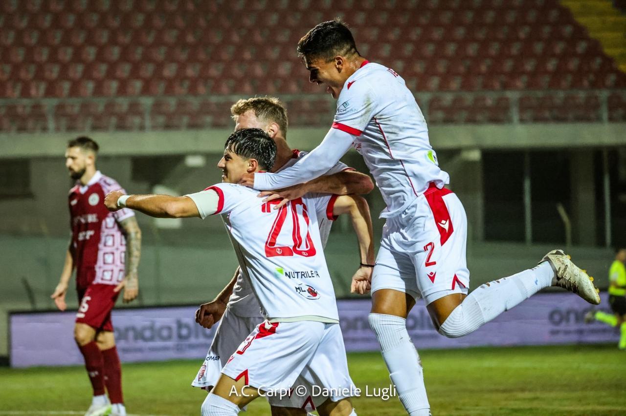 Carpi, che serata: Arezzo sconfitto al Cabassi