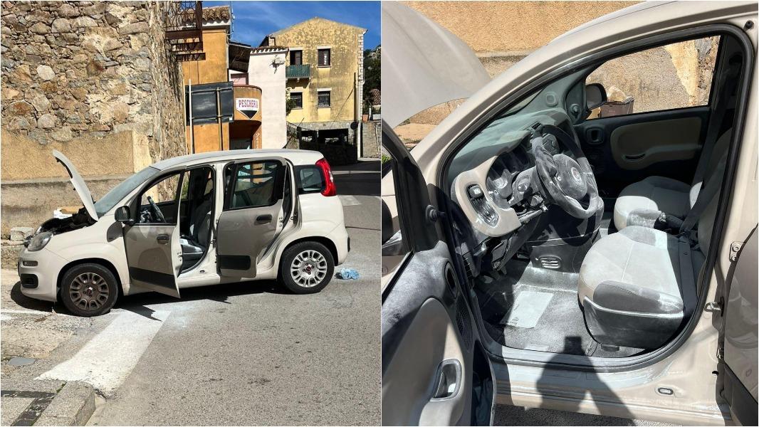 
	La Panda utilizzata dai malviventi a Trinit&agrave;&nbsp;

