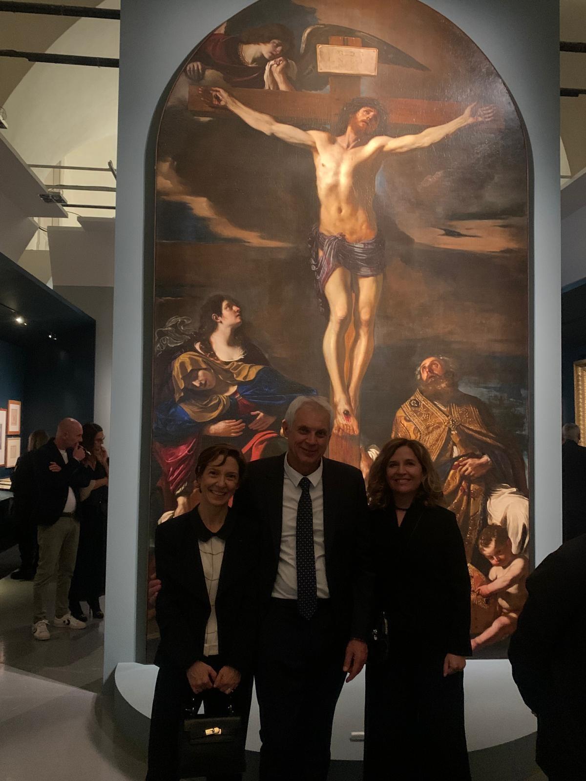 Il sindaco Massari a Roma con Mattarella per la pala del Guercino