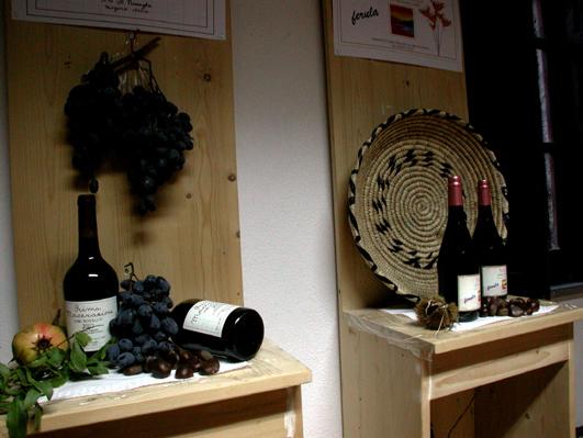 milis 09 11 2002. esposizione vini novelli a casa congiu. foto francesco pinna