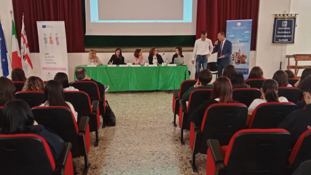 Progetto Epf: a Sassari si discute di parità di genere con gli studenti