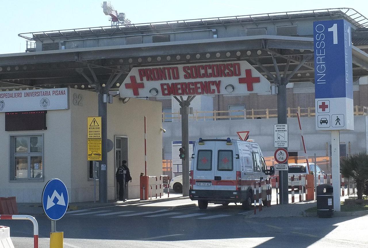 
	L'ingresso del Pronto soccorso dell'ospedale Cisanello (foto d'archivio)

