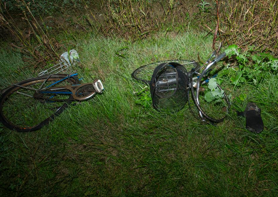 
	La bici su cui viaggiava la donna investita

