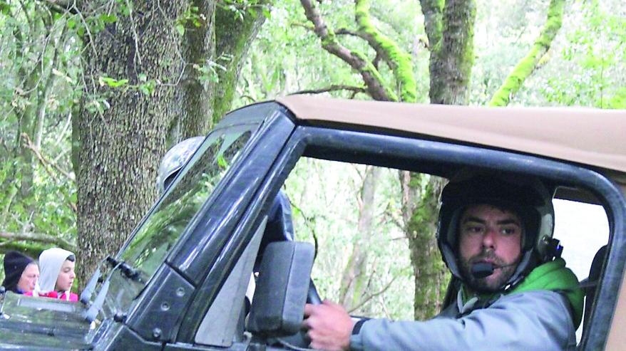 Davide Manca in escursione a bordo della sua Jeep Wrangler