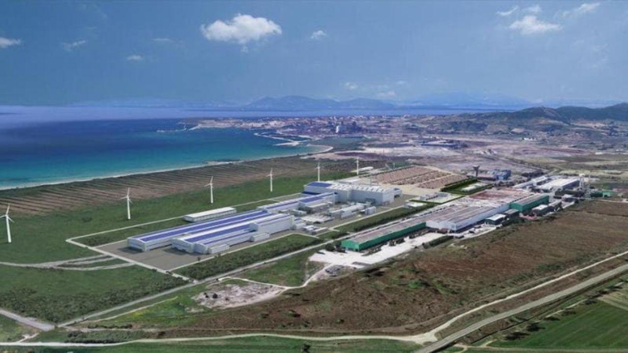 Il rendering della nuova acciaieria