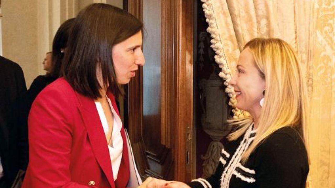 
	Elly Schlein e Giorgia Meloni

