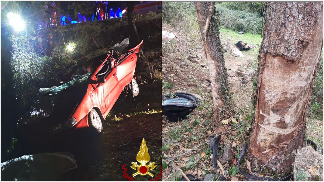 Fonni, finiscono con l’auto in una scarpata, quattro ragazzi morti: ecco cosa sappiamo