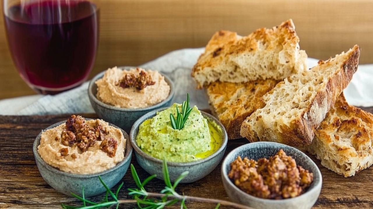 Hummus di ceci sardi e crema di carciofi