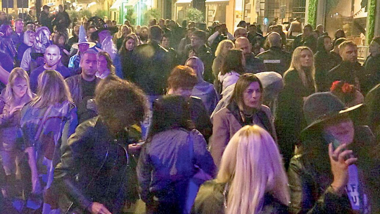 Nella foto un momento della serata sul Piazzone a Pontedera