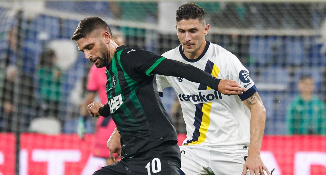 
	Domenico Berardi in azione nel derby contro il Modena

