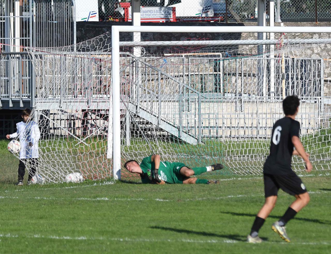 
	Il gol del vantaggio bianconero (foto Cuffaro)


