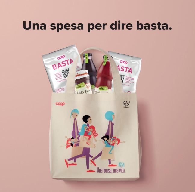 Spesa consapevole alla Coop contro la violenza sulle donne