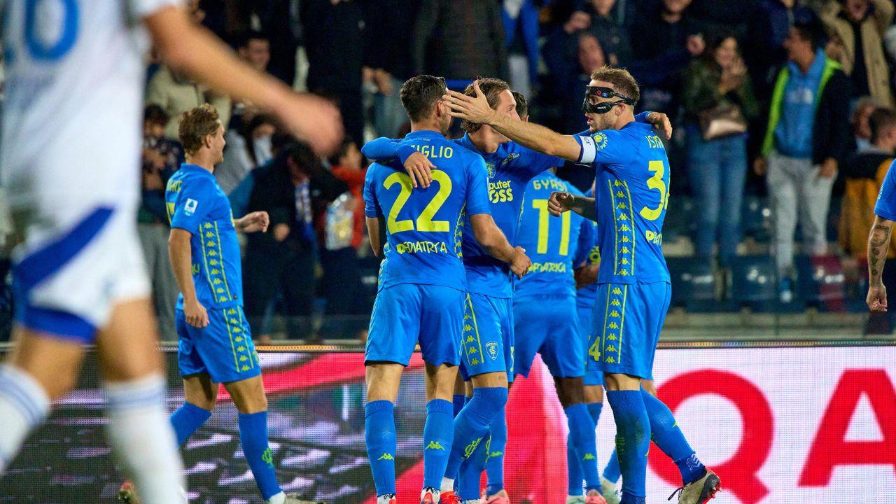 
	L'esultanza degli azzurri (foto Autovino)

