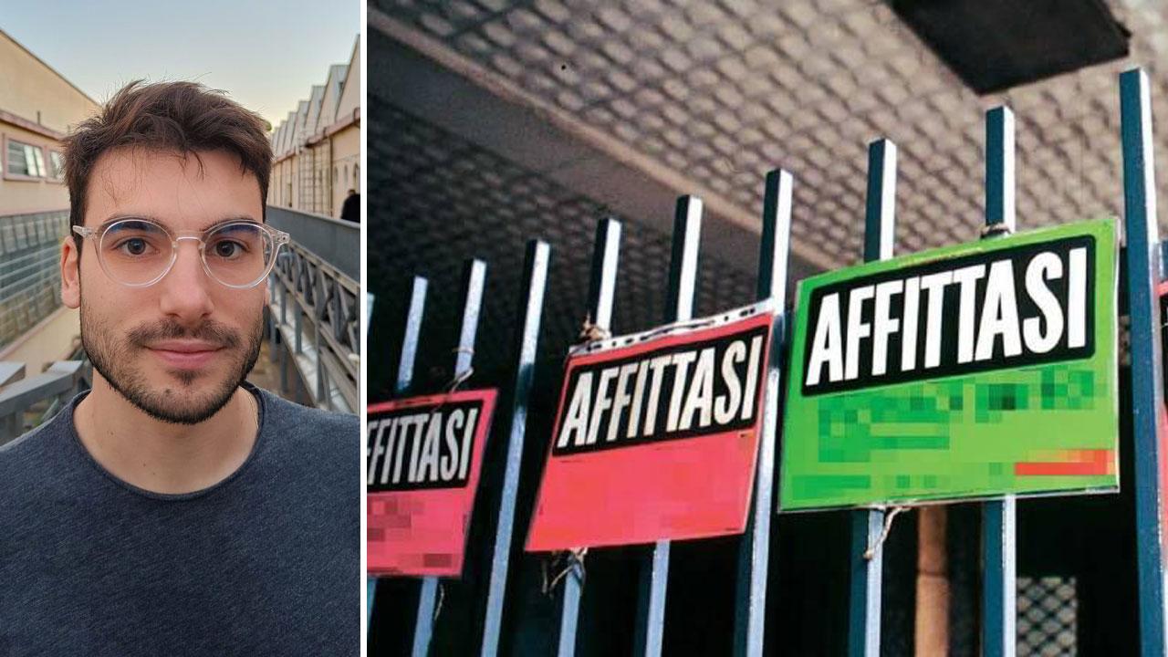 Enrico Puggioni, lavoratore di 27 anni, in cerca di una casa