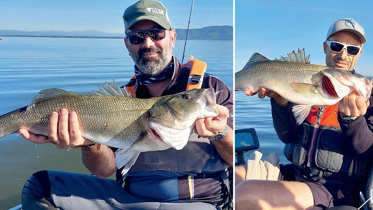 Pietro Giuliano e (a destra) il campione uscente Vincegino Siragusa