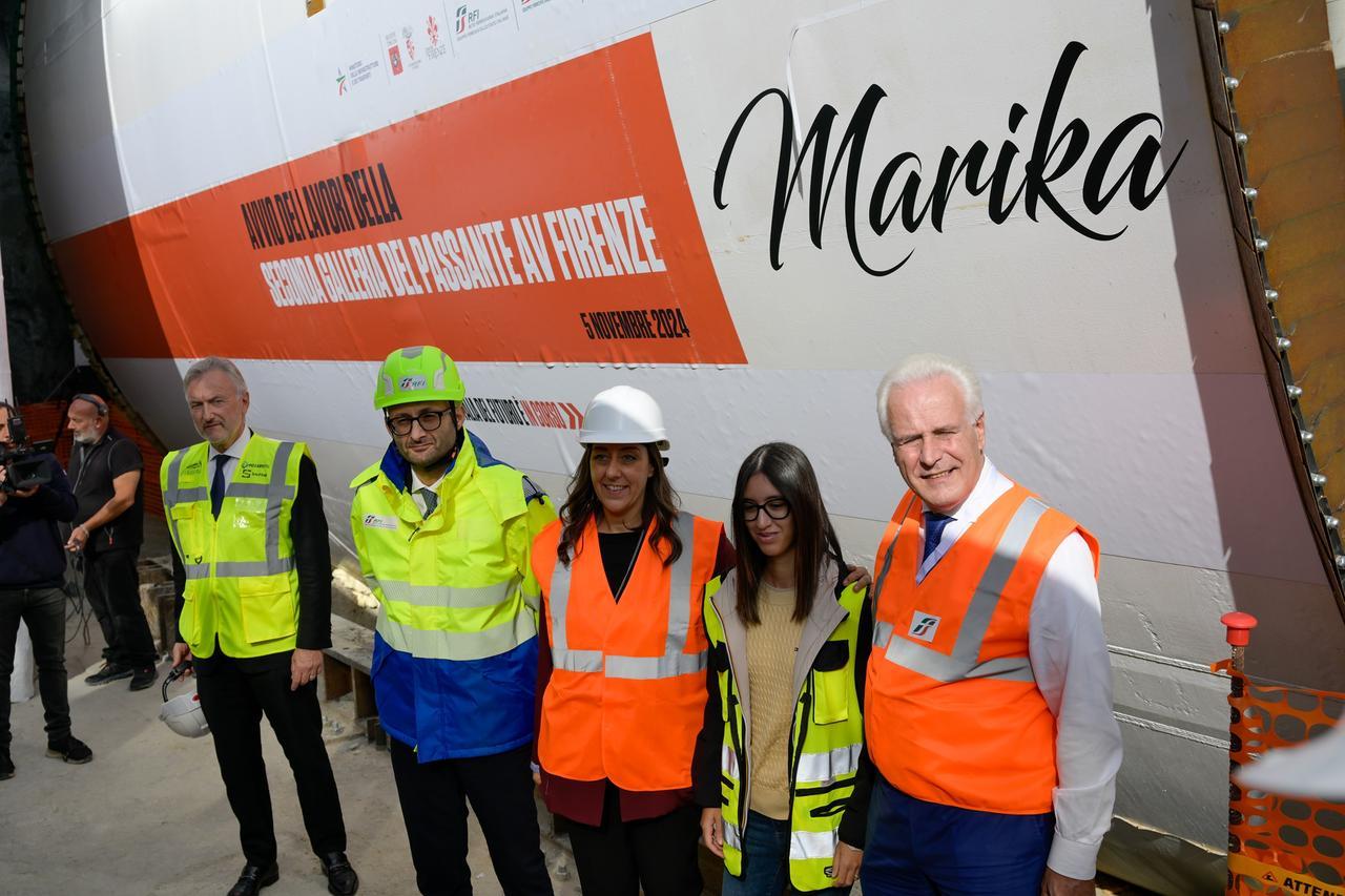 Firenze, accesa “Marika” la maxi talpa che scaverà la seconda galleria dell’alta velocità