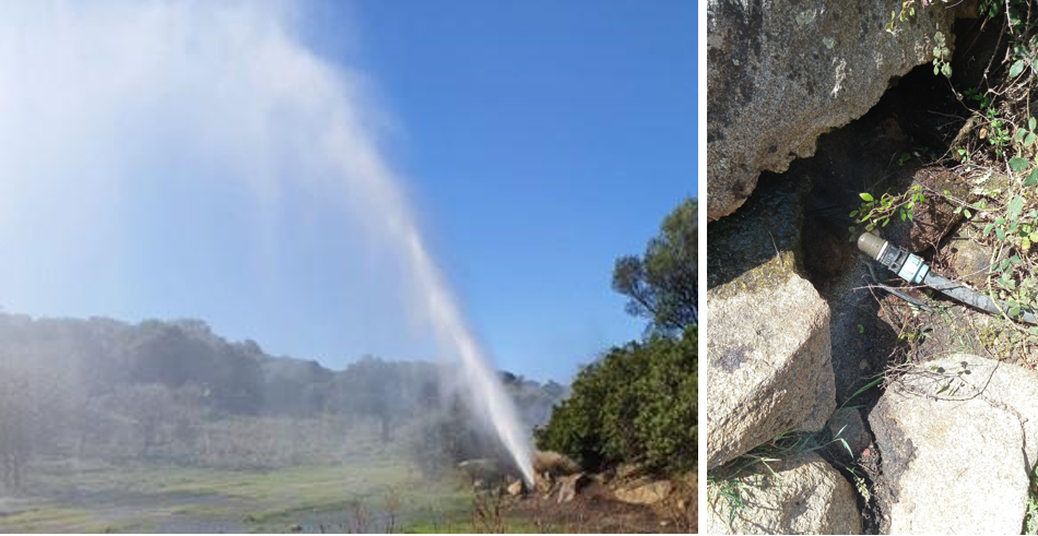Tentano un allaccio abusivo, ma danneggiano l’acquedotto di tre comuni