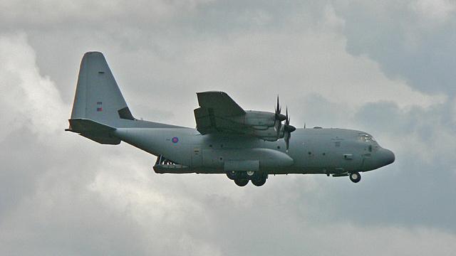 Un Hercules C-130 come quello coinvolto nell’incidente