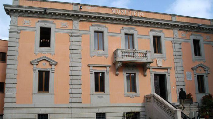 Il palazzo comunale di Gavorrano