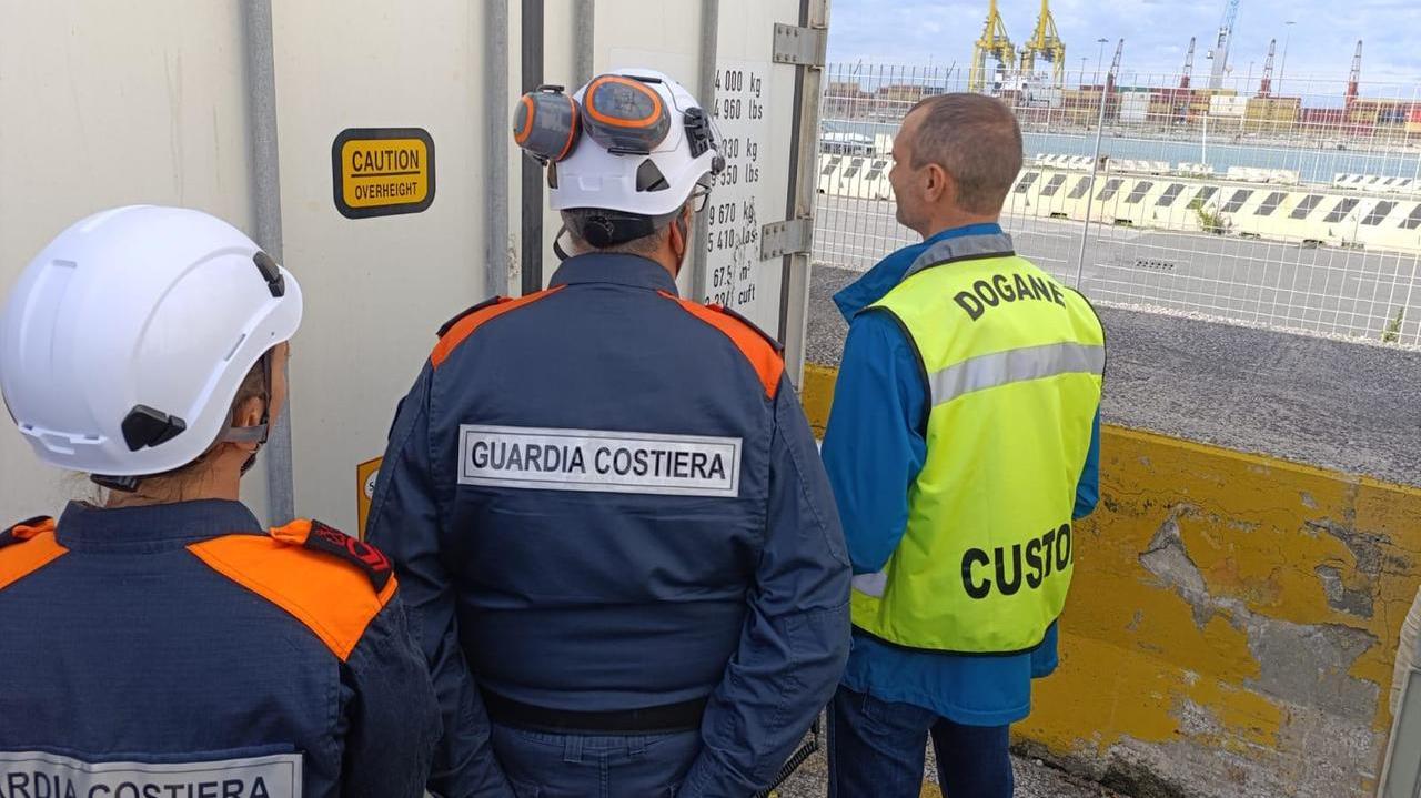 L'operazione in porto