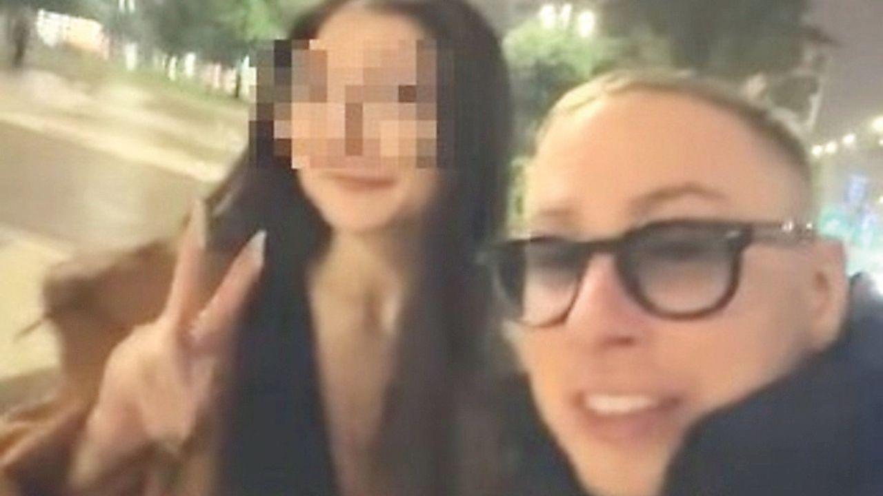 Un fotogramma del video comparso su Tik Tok