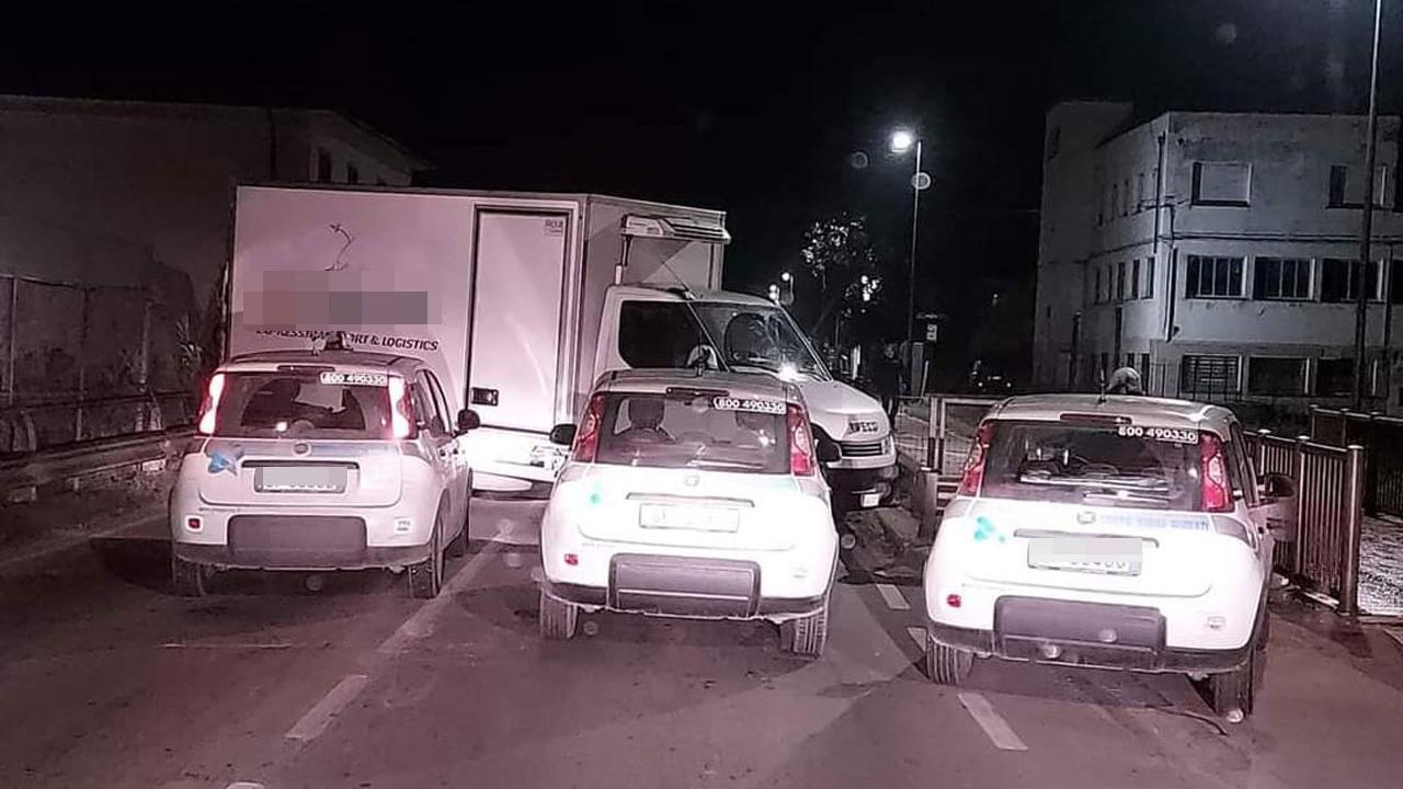 Sovigliana: la strada sbarrata