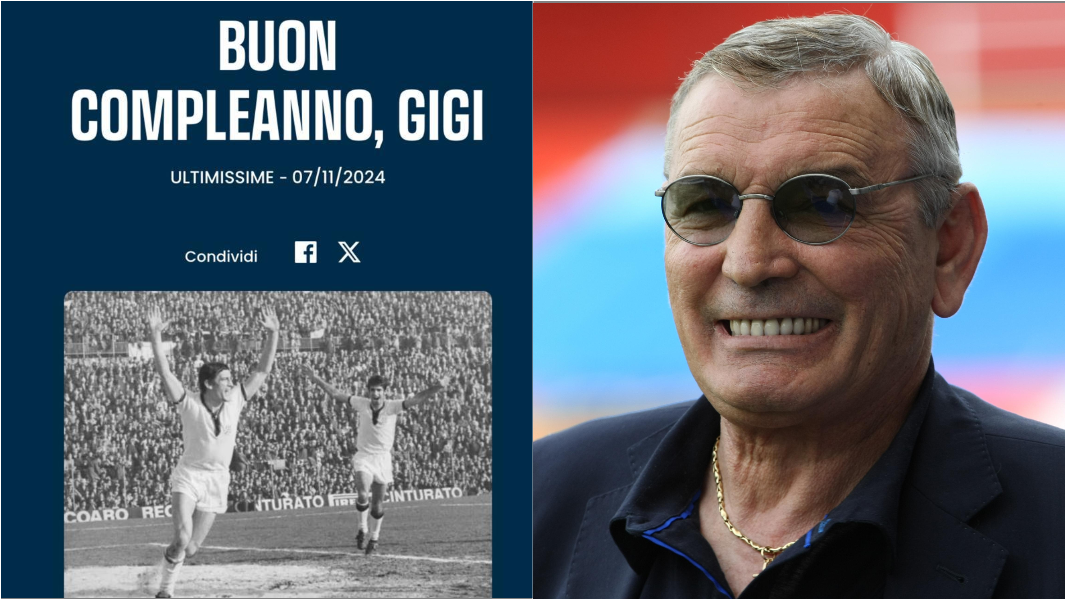 
	Il messaggio sul sito del Cagliari e Gigi Riva

