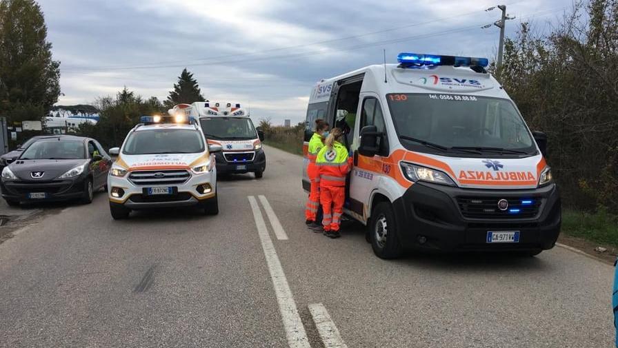 Volontari della Svs durante un soccorso (foto d'archivio)