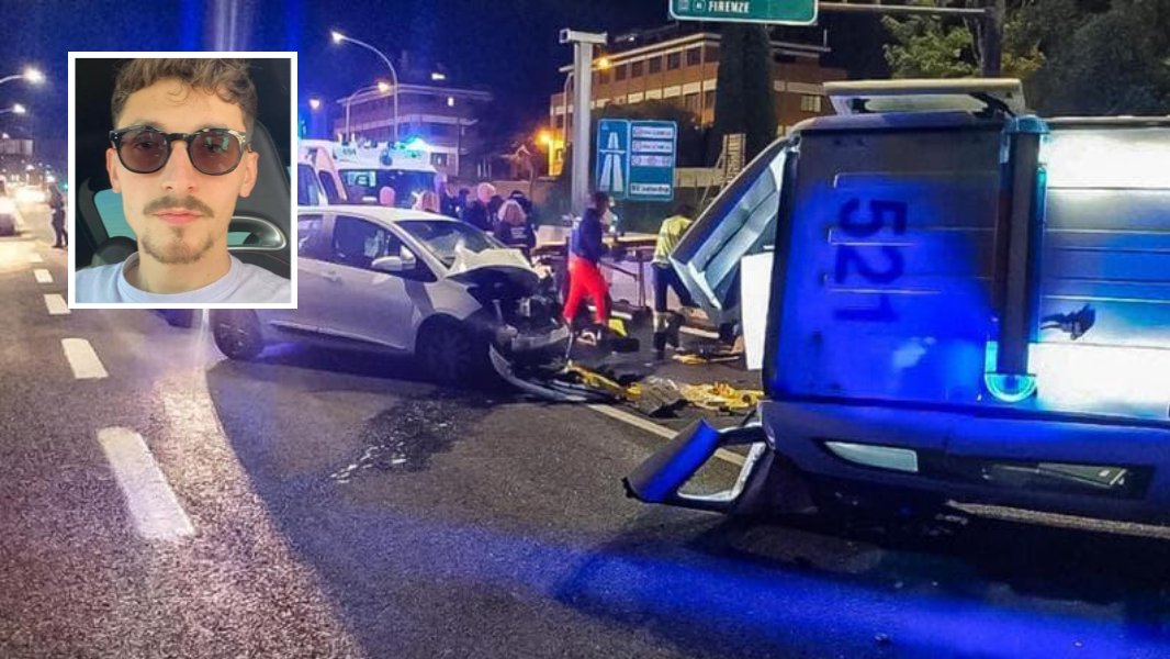 
	Nel riquadro Daniele Virgili, uno degli agenti investiti

