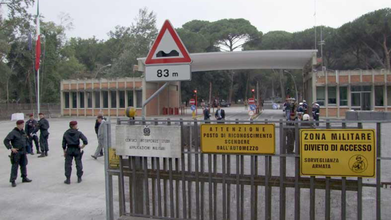 L'ingresso dell’area Cisam a San Piero a Grado