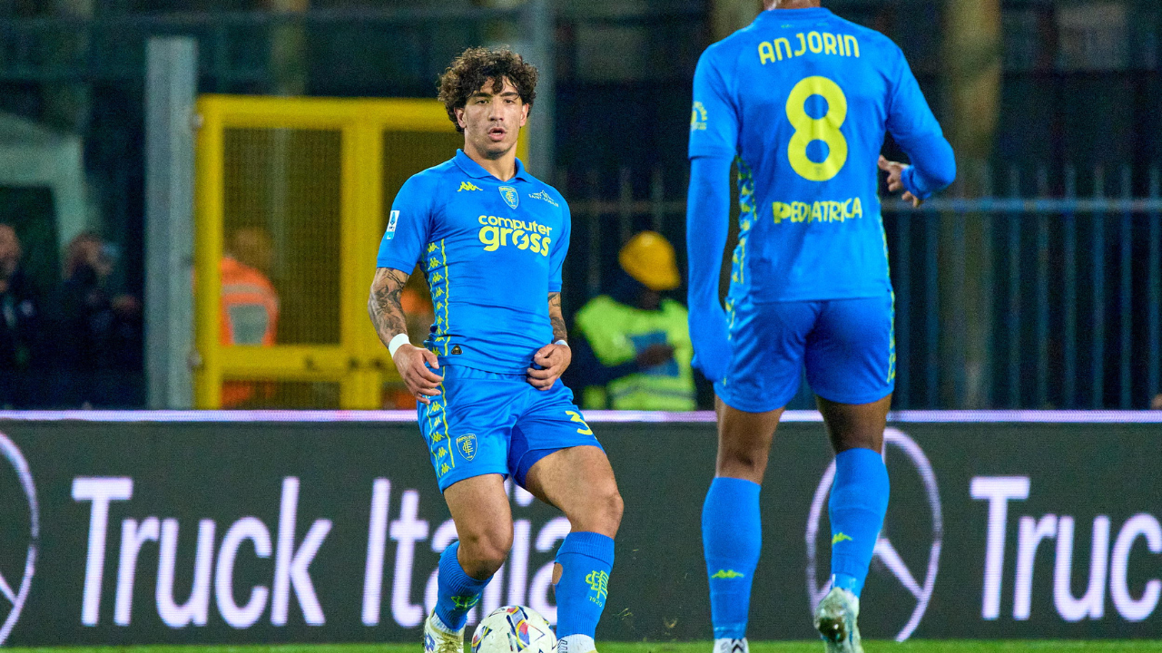 La gara d’esordio in Serie A di Luca Marianini contro il Como (foto Juri Autovino)