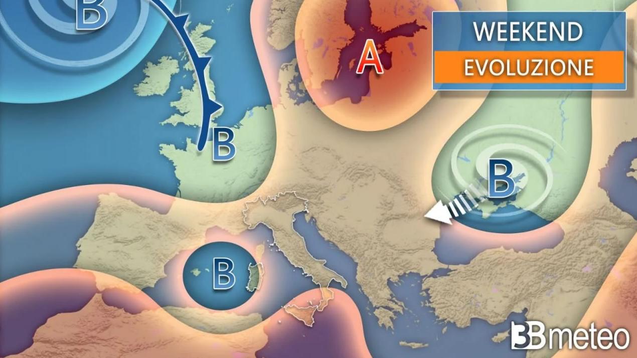 Meteo, in arrivo perturbazioni. Calano le temperature