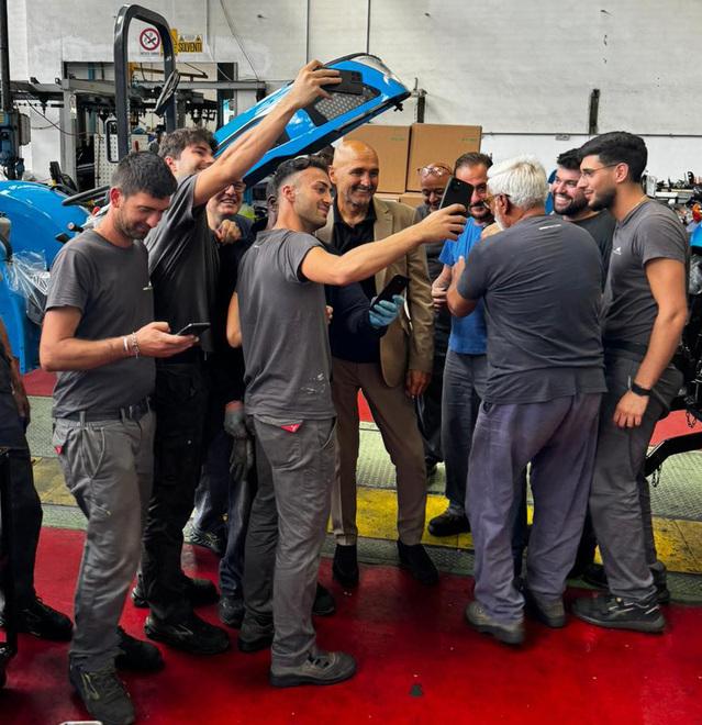 Luciano Spalletti testimonial della Landini: «Promuoviamo valori made in Italy»