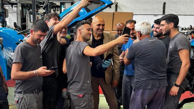 Luciano Spalletti testimonial della Landini: «Promuoviamo valori made in Italy»