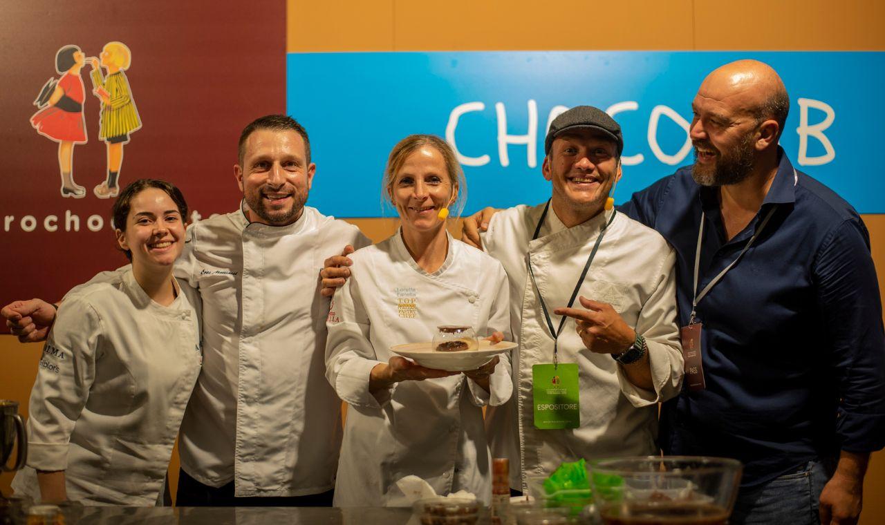 Da Livorno a Eurochocolate, la pasticciera delle stelle Loretta Fanella presenta il suo dessert “democratico”
