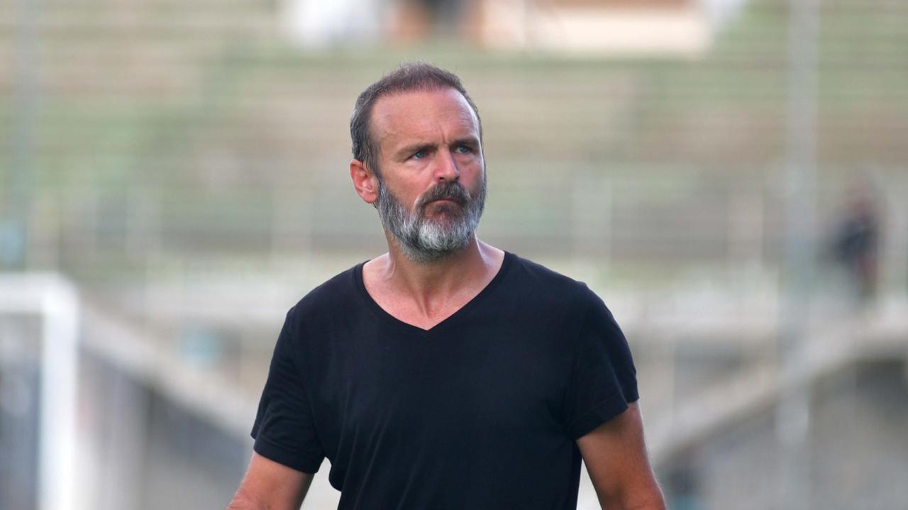 
	L'allenatore dimissionario dell'Olbia <strong>Lucas Gatti</strong>

