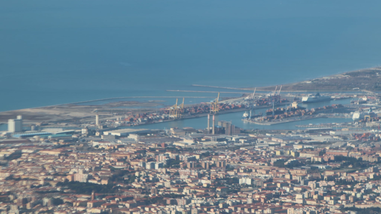 
	Una veduta dall'alto di Livorno (foto d'archivio)

