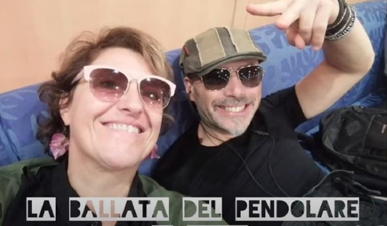 
	Emiliano Pasquinucci e Letizia Papi in un frame del video che accompagna la ballata

