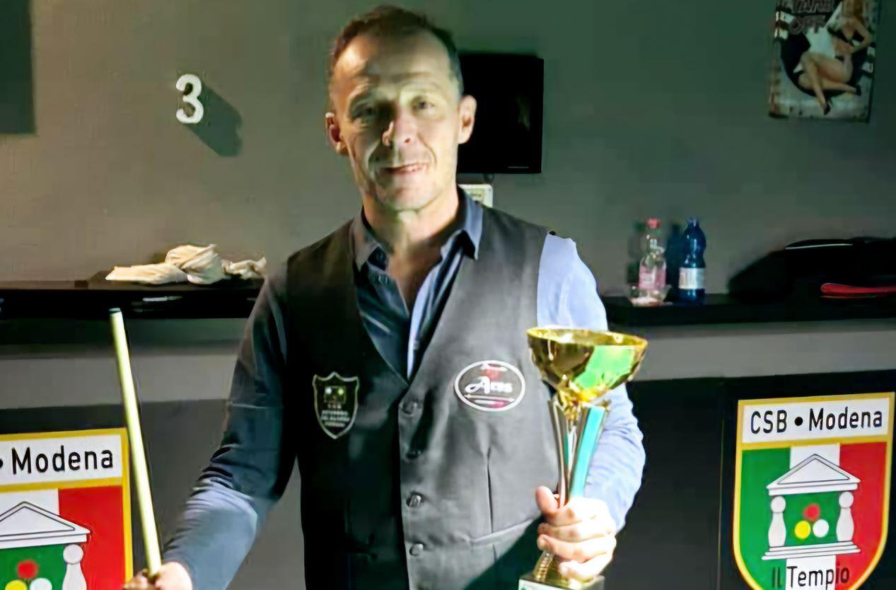 Comacchio, da calciatore a campione di biliardo